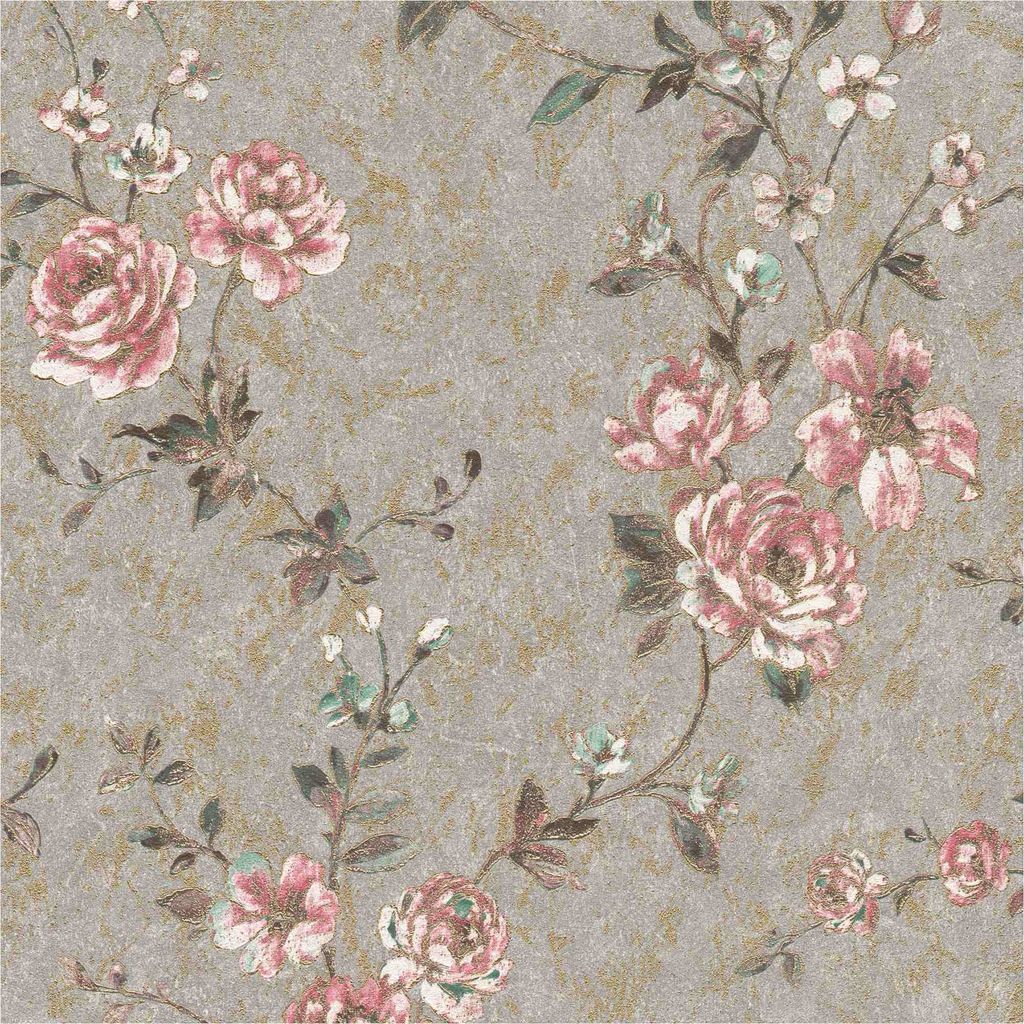 Vliestapete 509052 Tapete Blumen Floral 53 x 1005 cm Rasch Produktbild 