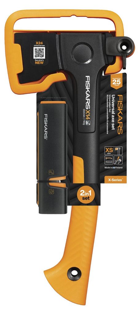 Fiskars Set Ascia universale (XS) X14 + affilacoltelli e Immagine del prodotto 