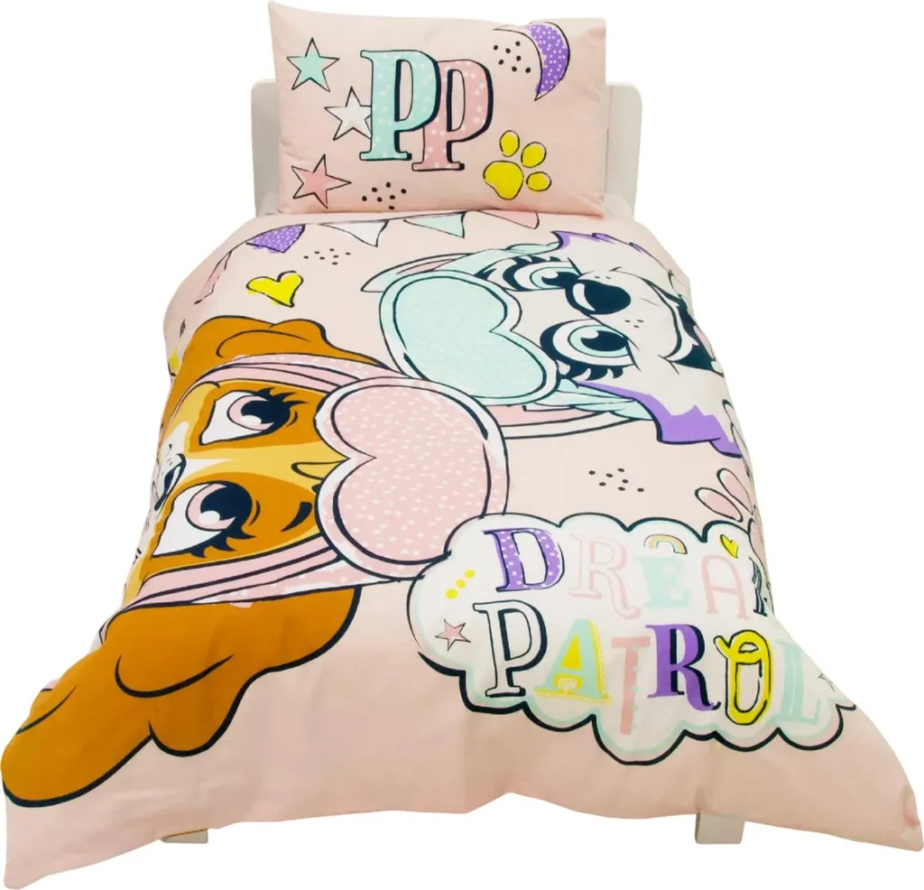 Parure de lit Paw Patrol Dream TC259 réversible pour bambin multicolore