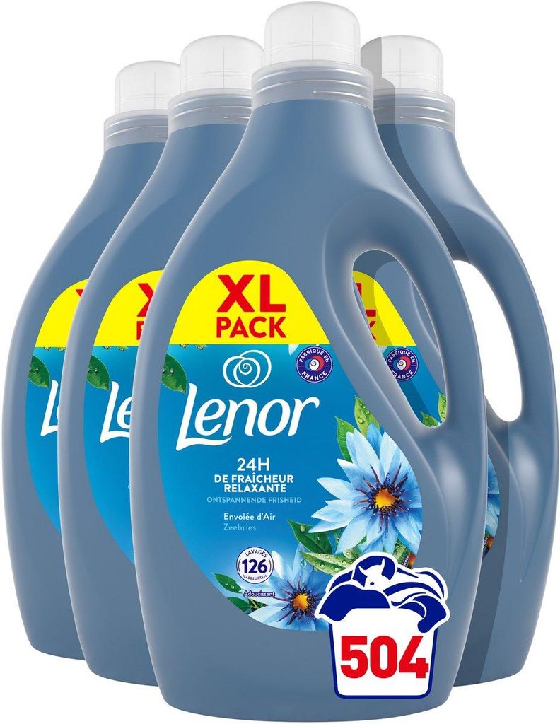 Lenor Weichspüler - Meeresbrise - 4 x 126 Wäschen Produktbild 