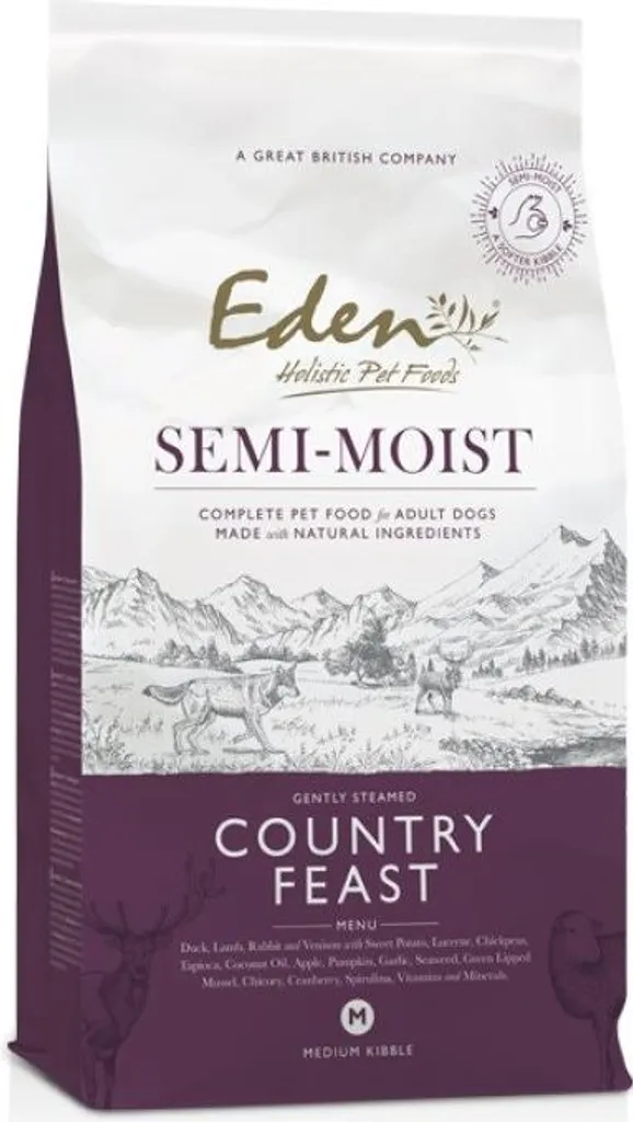 Eden Semi-Moist Country Feast 10 kg | Dieta Ipoallergenica per Cani