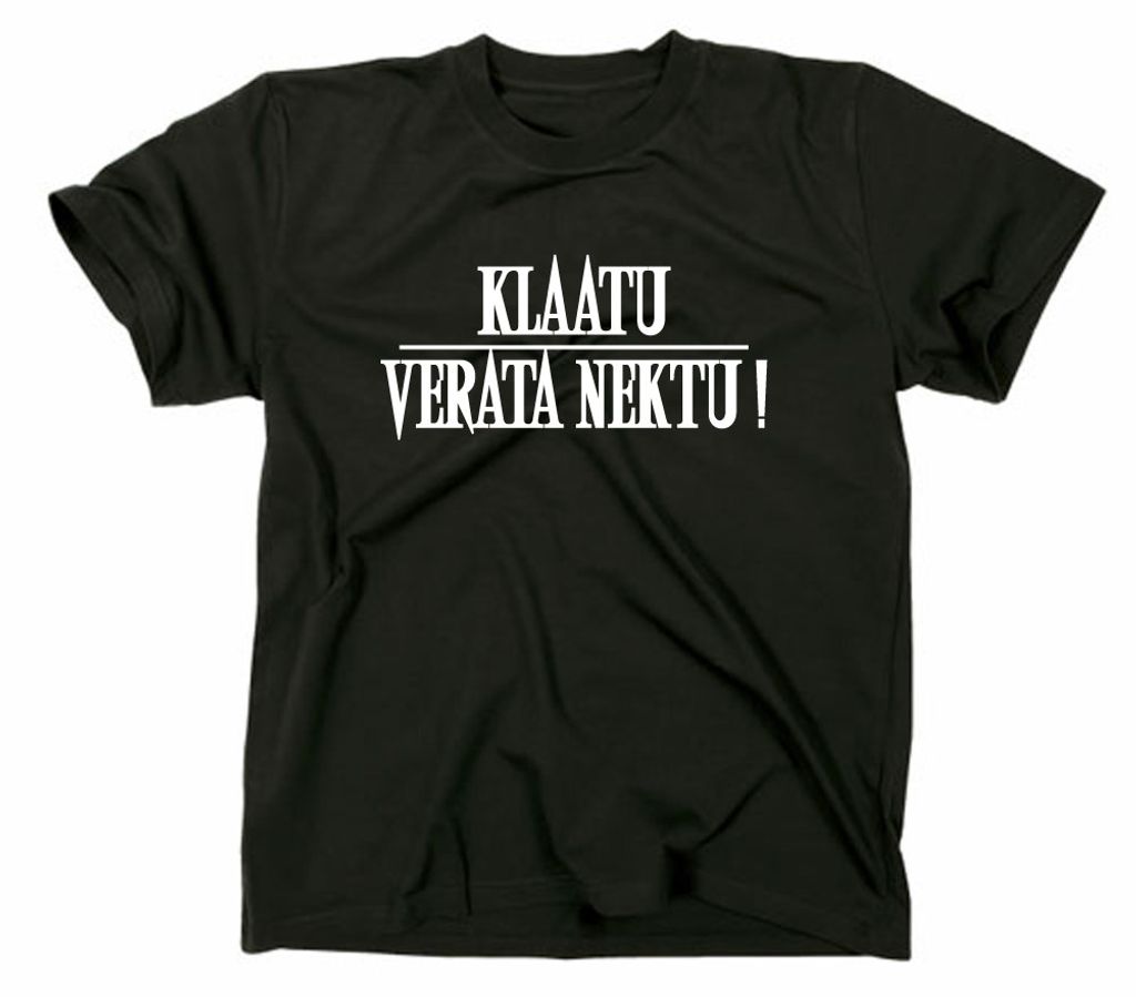Styletex23 T-Shirt #3 Army of Darkness, Klaatu Verata Nektu, Kult, schwarz, S