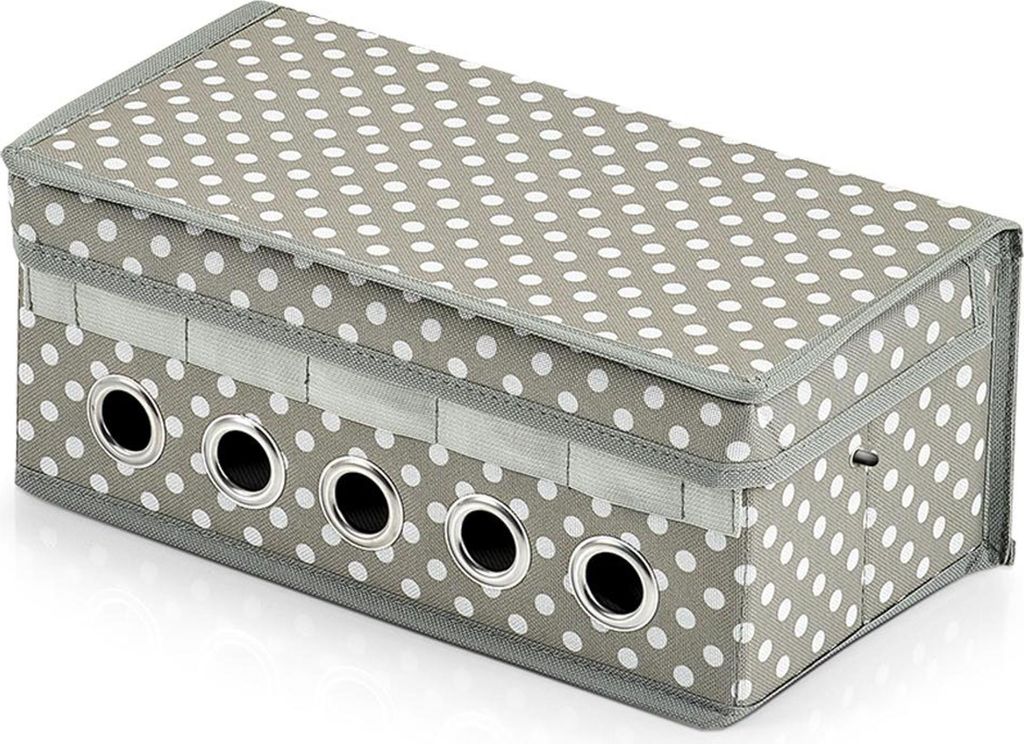 Zeller Geschenkband-Organizer grau/weiß 29.0 x Produktbild 