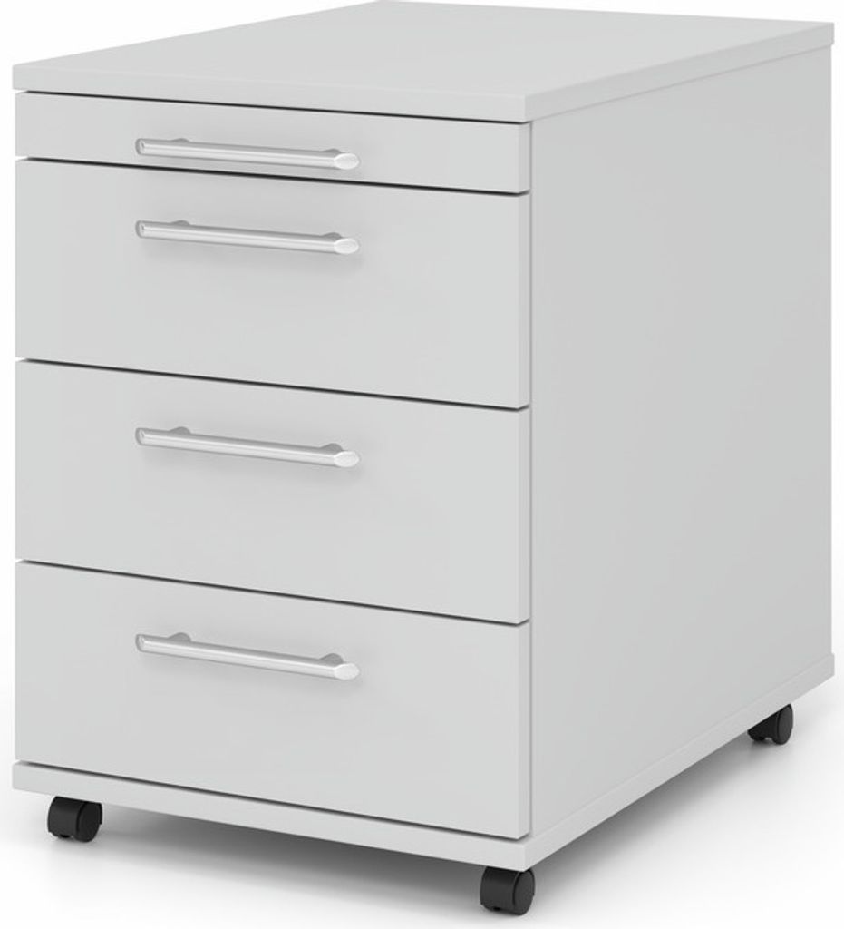 Rollcontainer Karri | Grau | HxBxT 59x42,8x58cm | Produktbild 