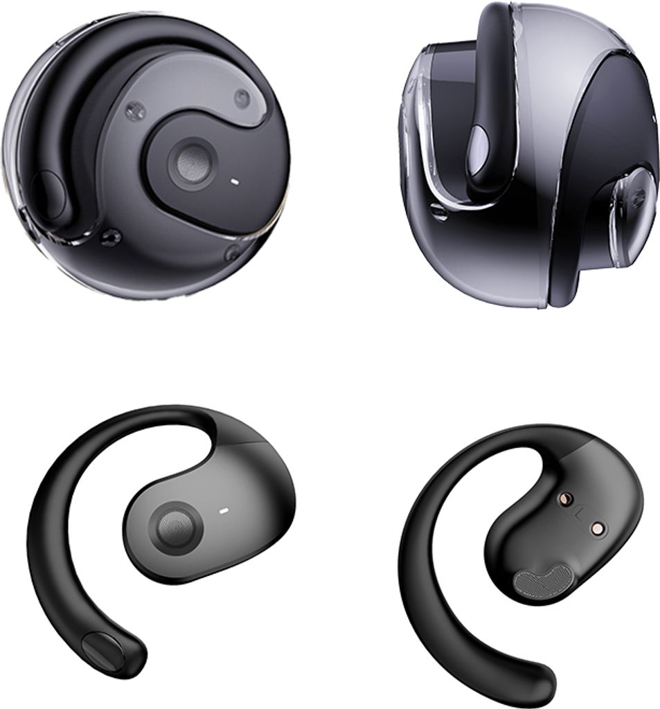 Kabellose Ohrhoerer OWS Stereo-Sound BT5.4 Ohrhoerer IPX5 Wasserdicht Ergonomisches Design Offene On-Ear-Sport-Ohrhoerer Intelligente Geraeuschunte...