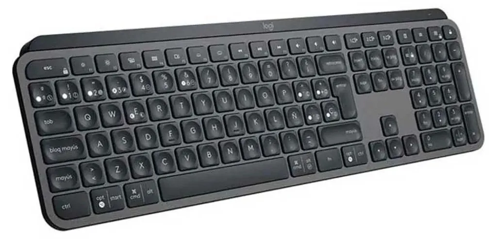 Clavier sans fil Logitech MX Keys Advanced QWERTY Anglais Graphite RF BT - 13