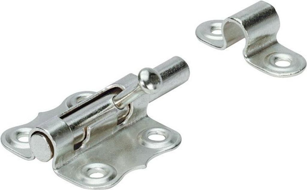 Hettich Druckverschluss aus Stahl, L.50 x B.45 mm