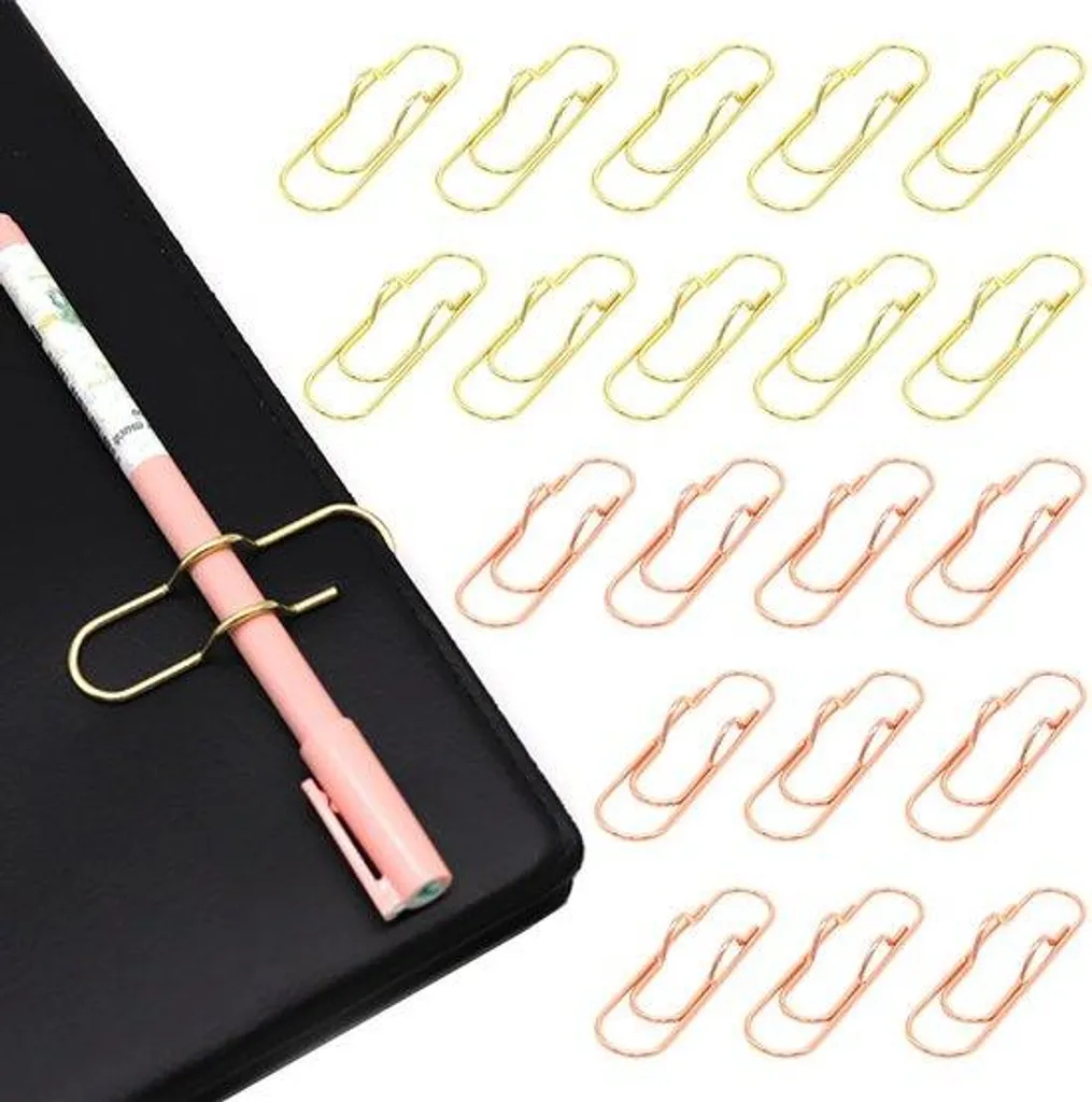 Arrêtez d'écorner vos pages : 20 porte-trombones en métal pour carnets
