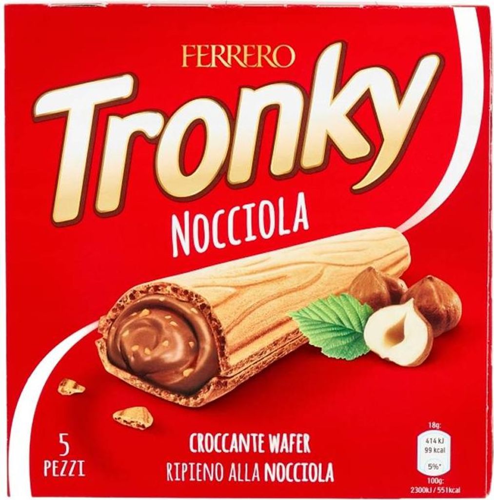 Ferrero Tronky Nocciola 90 g italské vafle s ořechovou Obrázek produktu 