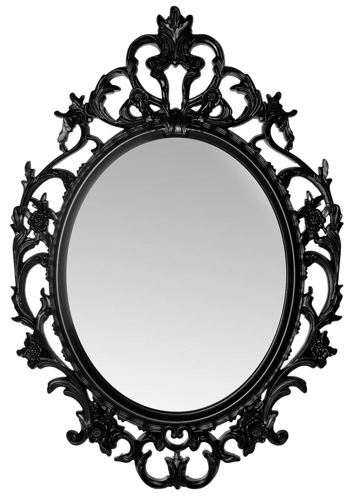 Eleganter Gothic Manor Wandspiegel 83x58cm Produktbild 