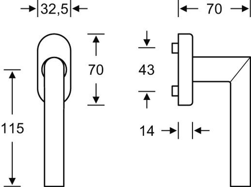 Fenstergriff 34 1076 Alu.F1/naturf.24-38mm m.Rastung FSB