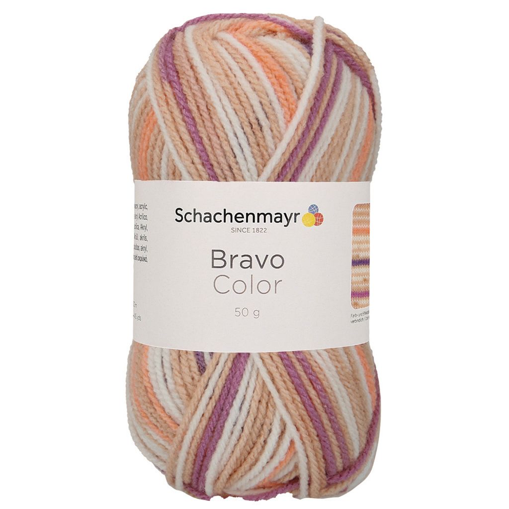 Schachenmayr Bravo Color, 50g Beige Handstrickgarne
