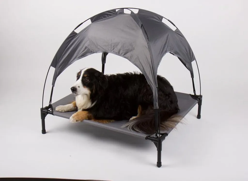 Lettino Cane Campeggio Camp4 con Tetto | 88x78cm | Ideale Outdoor