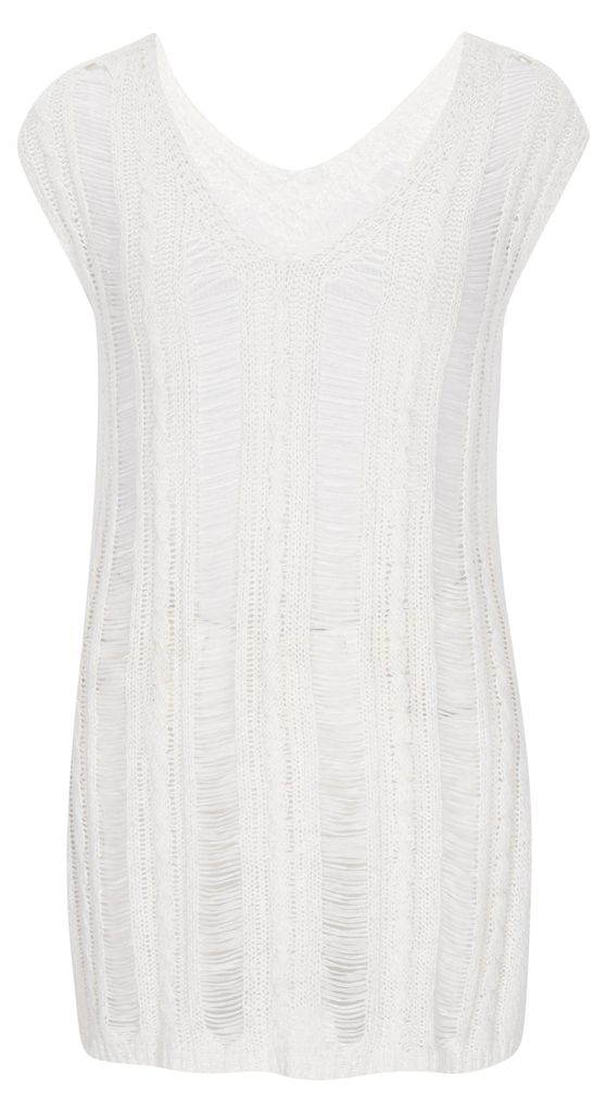VANJA damen kleid - cremefarben, XS/S