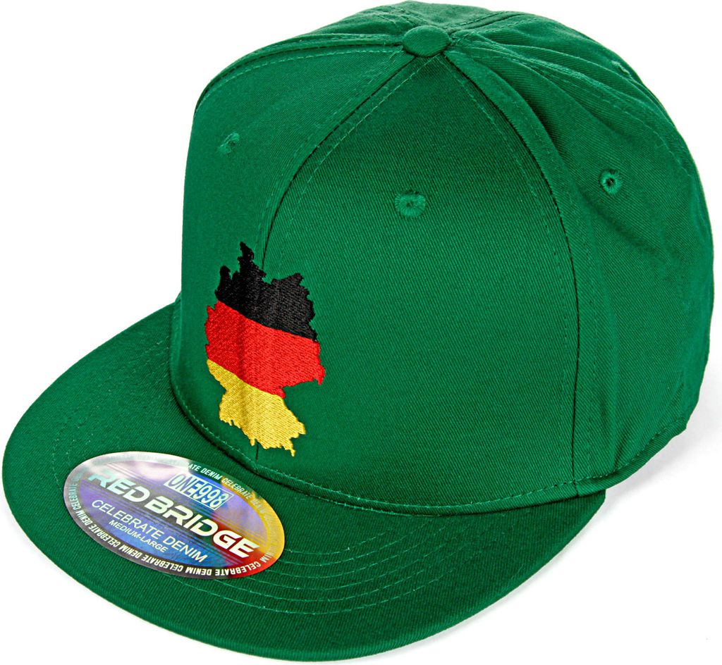 Red Bridge Uni Deutschland Cap Snapback Bestickt Grün One Produktbild 