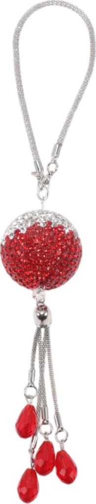 1 Stück Strass Diamant Ball Wassertropfen Auto Rückspiegel Anhänger Zubehör Auto Hängeschmuck Rot