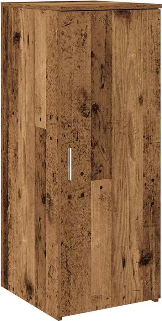 Mobile Portaoggetti SYFAX™ 40x45x103,5 cm Truciolato Legno Antico