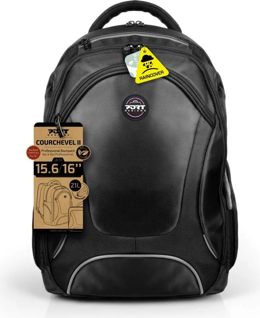 PORT COURCHEVEL II - Notebook-Rucksack - 40,6 cm (16") - Grau, Schwarz (160510) - 20