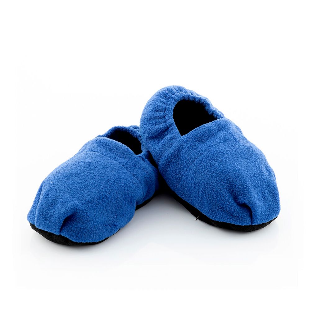Hausschuhe Mikrowellenwärmbar InnovaGoods Blau Produktbild 