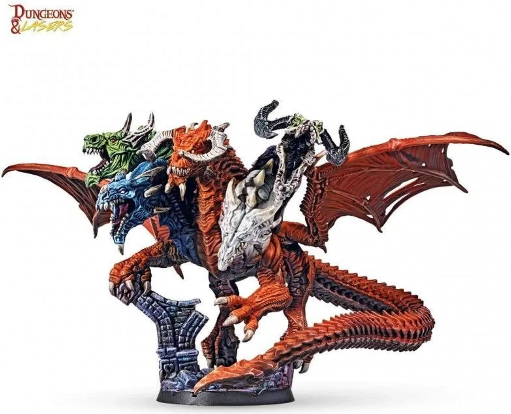 Marduk Dragon Donjons & Lasers - Figurine Grand Format Haute Qualité