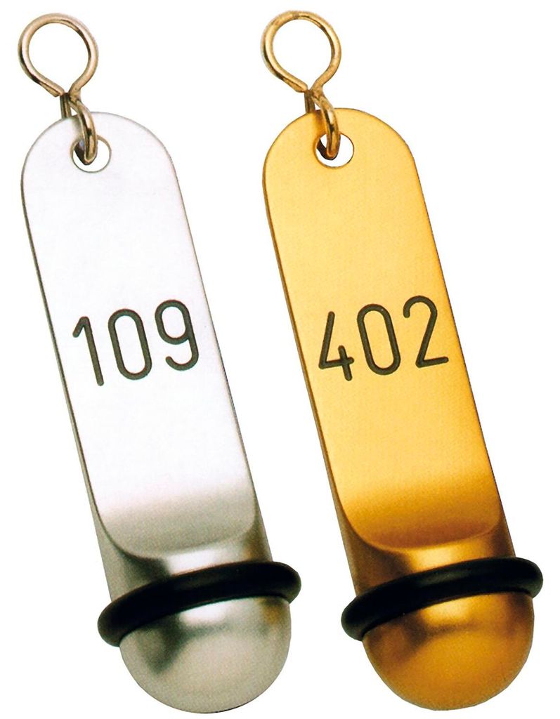 CONTACTO Hotelschlüsselanhänger, Höhe: 115 mm, Breite: 30 mm