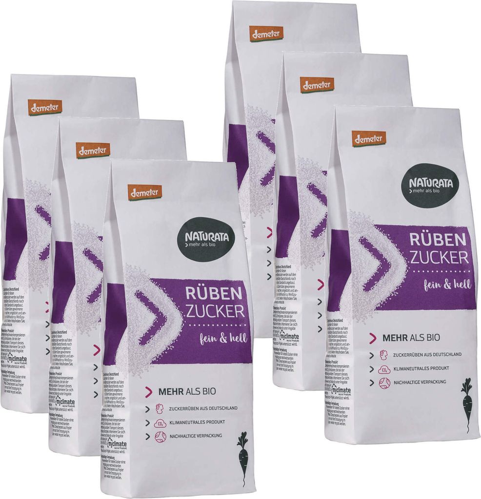 Rübenzucker, 6 x 500 g