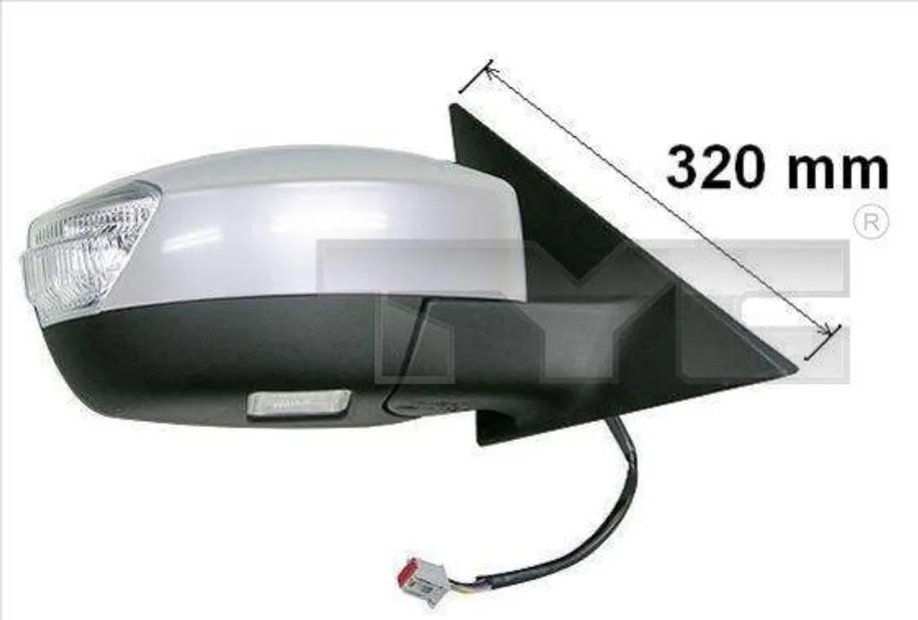 Réparez votre rétroviseur S-Max cassé - TYC 310-0126 compatible 1405053