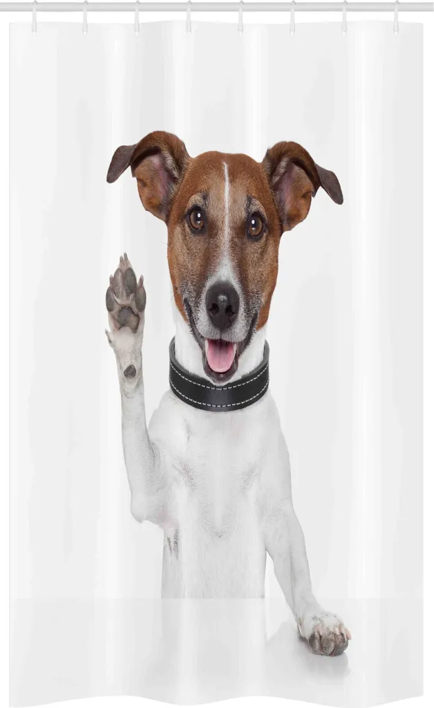 Tenda Bagno 120x180 Jack Russell ABAKUHAUS - Tessuto Tecnico Idrorepellente