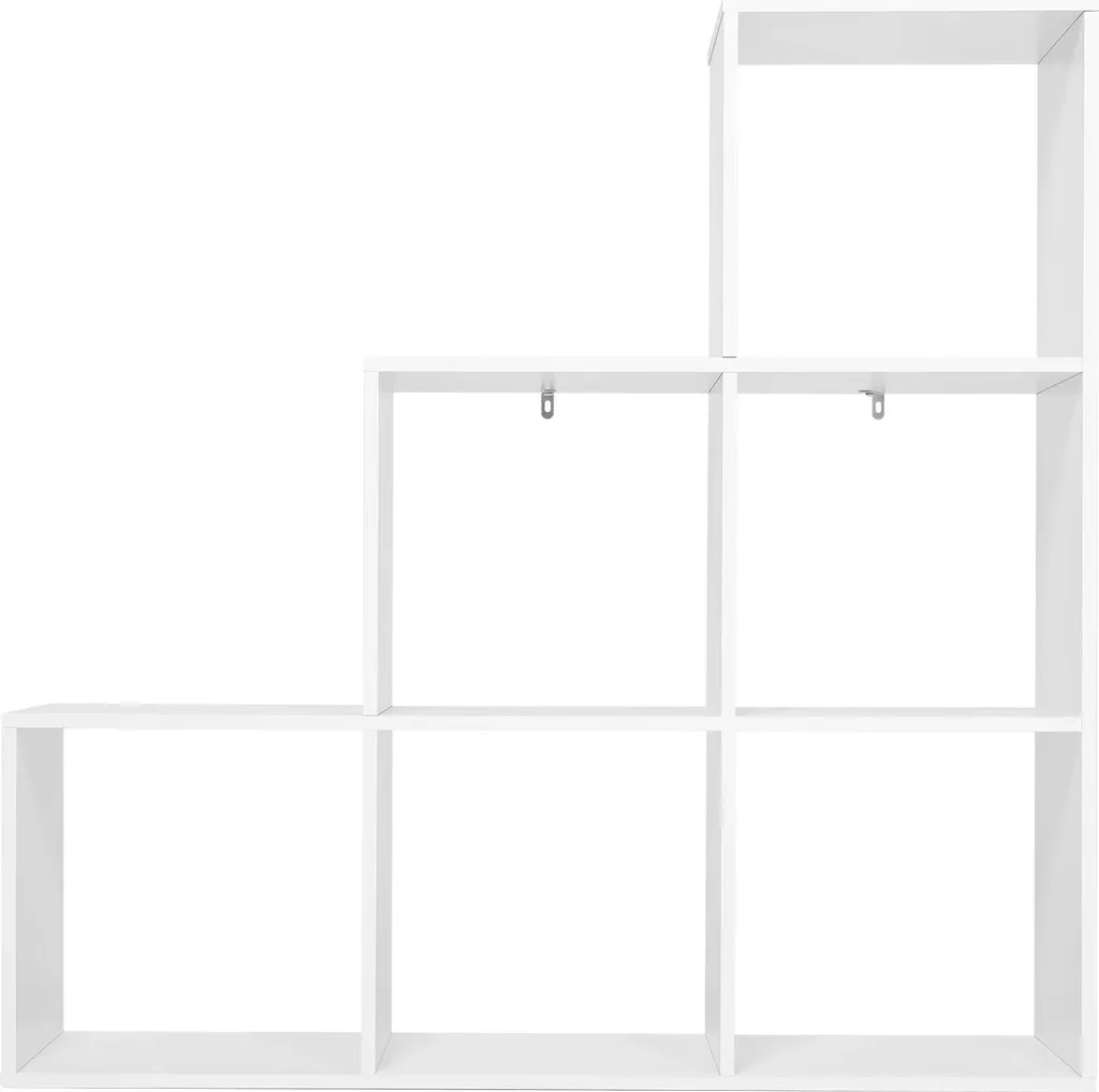 Optimisez votre espace avec cette étagère 6 compartiments blanc 90cm - 6
