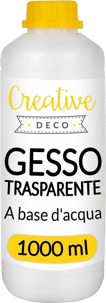 Creative Deco 1L Trasparente Gesso Acrilico | Professionale Immagine del prodotto 