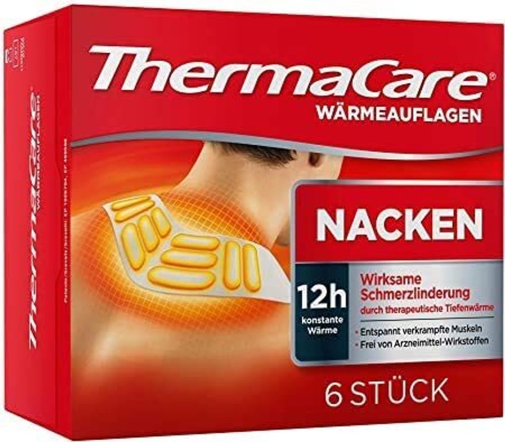 ThermaCare selbstheizendes Patch, für Nacken, Schulter und Handgelenk, 6 Stück Pack NL