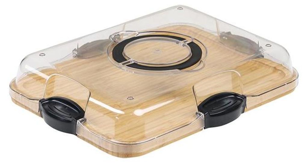 KESPER Serviertablett, mit Deckel, Snackteller, Produktbild 