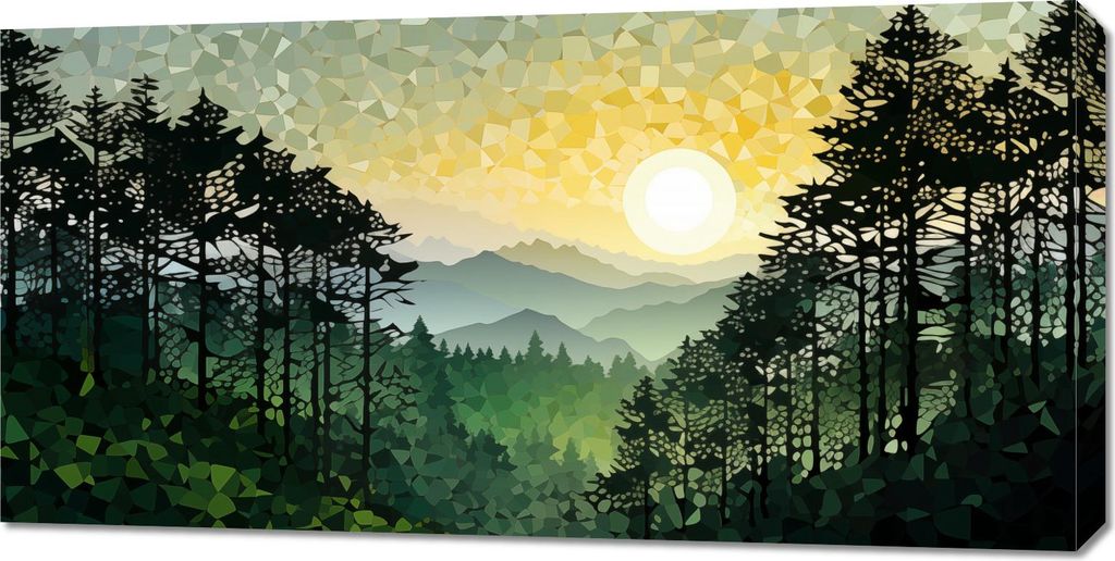 Bild 100x50cm Klangmozaik der Natur