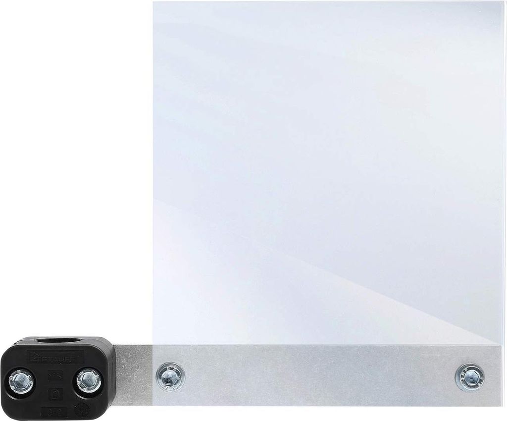 STEX24 BT-H18 102 Beschriftungstafel unbedruckt für zweistufige Signalsäule Werkstoff PA / Aluminium / PMMA - 1 Stück