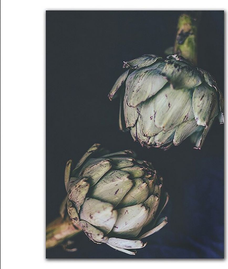 TPFLiving Kunstdruck LW-1732 (OHNE RAHMEN) Poster - Leinwand - Wandbild - Hochauflösender Giclée-Druck, langlebig und hochwertig - Guten Appetit!...