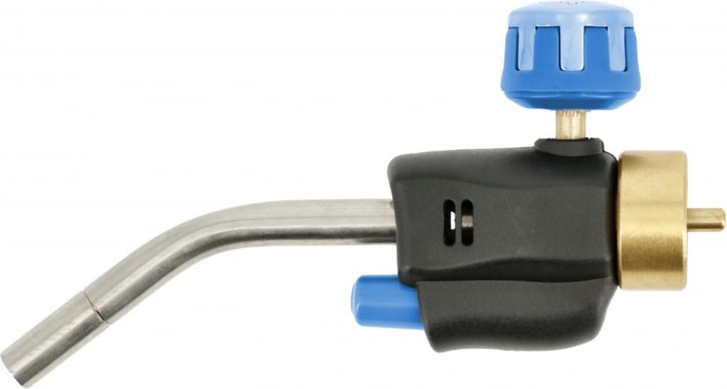 HÖGERT TECHNIK Lötbrenner, Mehrzweck-Gasbrenner für MAPP/Propangas, Piezo-Zündung, Flammenkontrollventil, präzise Edelstahldüse, max. 1850°C...