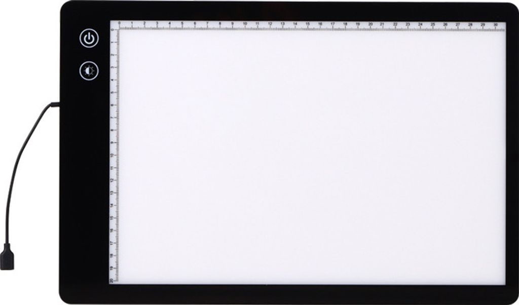 INF Plaque lumineuse à LED, format A5 Image du produit 
