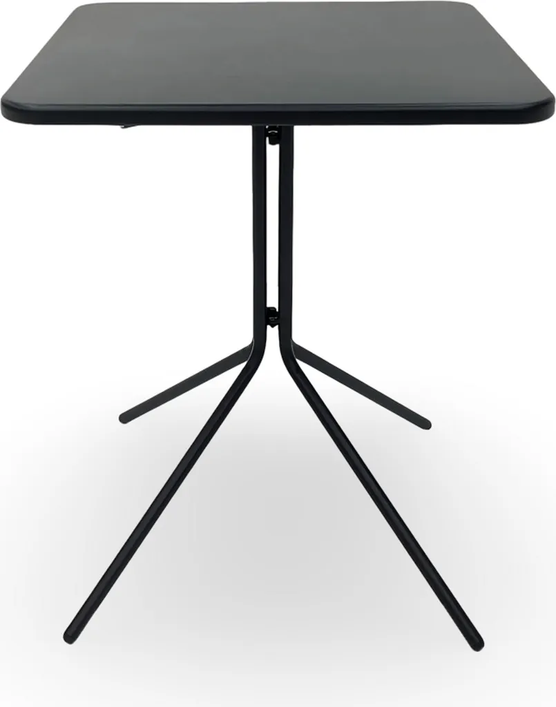 Petite table d'appoint pliante carrée 58x58cm pour extérieur et jardin