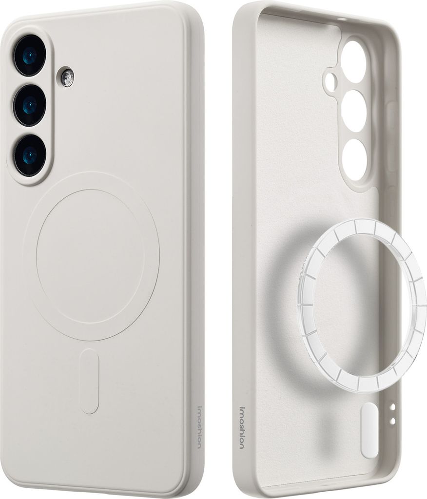 imoshion Color Back Cover mit MagSafe Samsung Galaxy S25 Plus - Beige