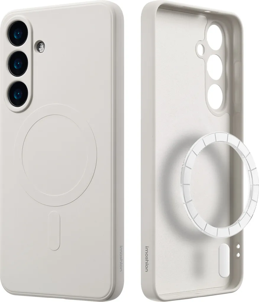 Custodia Samsung Galaxy S25 Plus imoshion Beige MagSafe | Protezione Soft