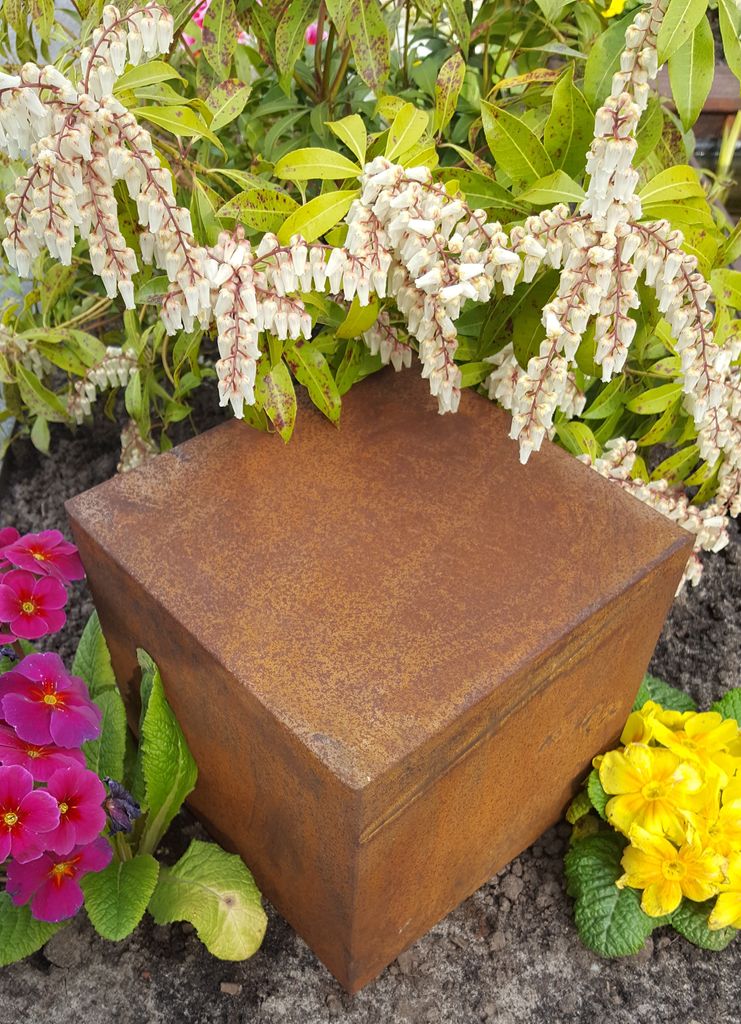 Dekorationsquader Cortenstahl (Roststahl) 20x20x20 cm Produktbild 