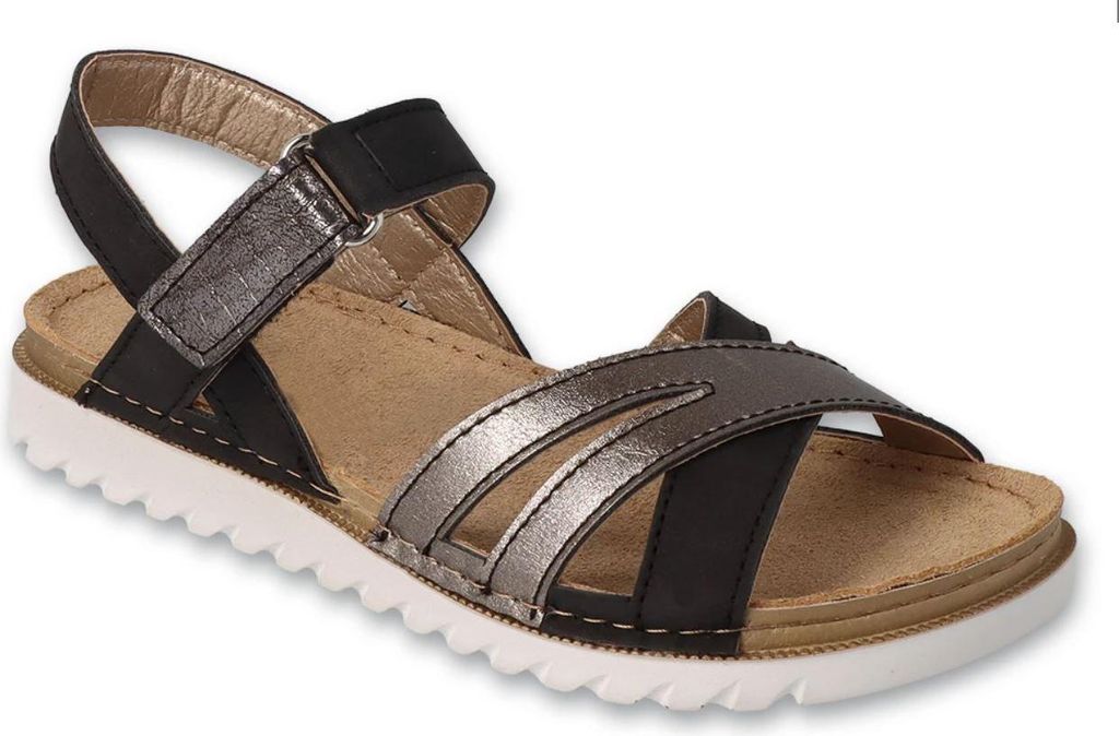 Sandalen Befado Cute 062Y006 schwarz, Lederinnensohle