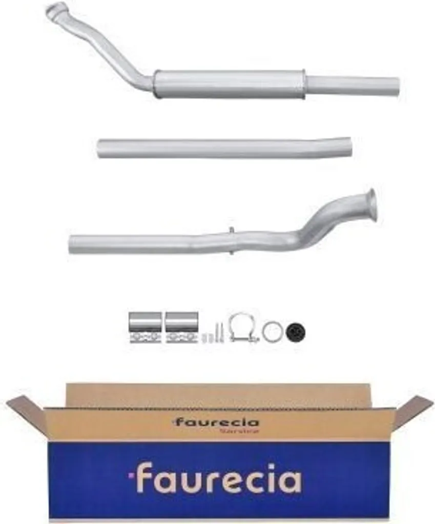 Silencieux central pour Peugeot 406 HELLA - Remplacer OE 1705CF Usé
