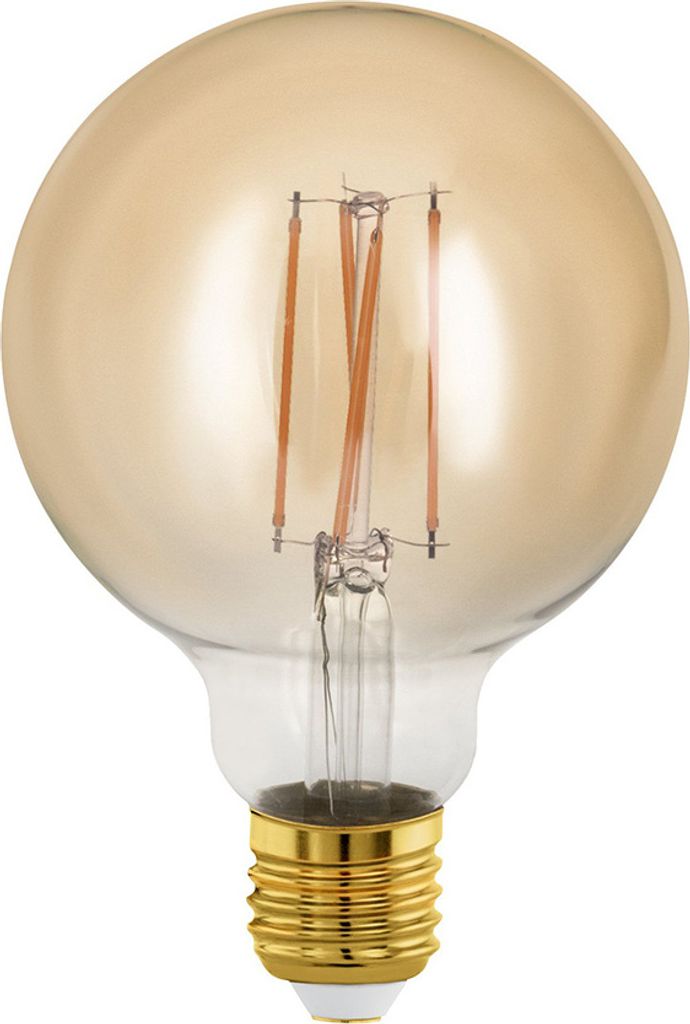 LED žiarovka - jantárová - sklo - E27 - stmievateľná Obrázok produktu 