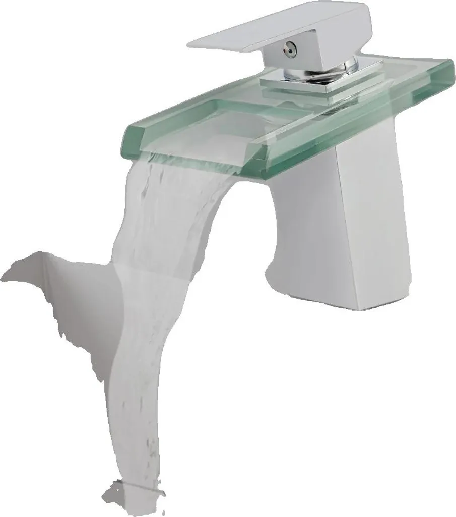 Miscelatore Ottone Argento LED Termosensibile - Design Contemporaneo