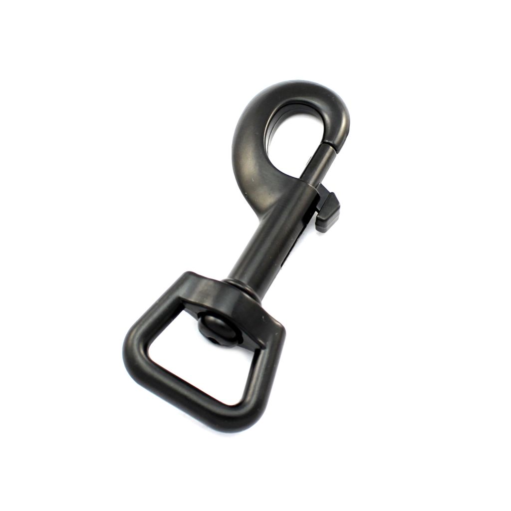 5 Karabinerhaken mit Wirbel 80 x 32mm 3/4" Zoll Gurtbreite 20mm Karabiner
