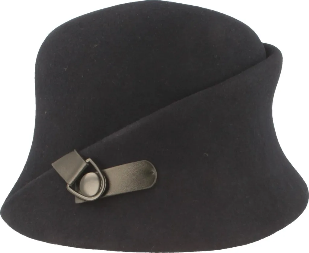 Casquette feutre Lina idéale pour le froid avec détail similicuir chic