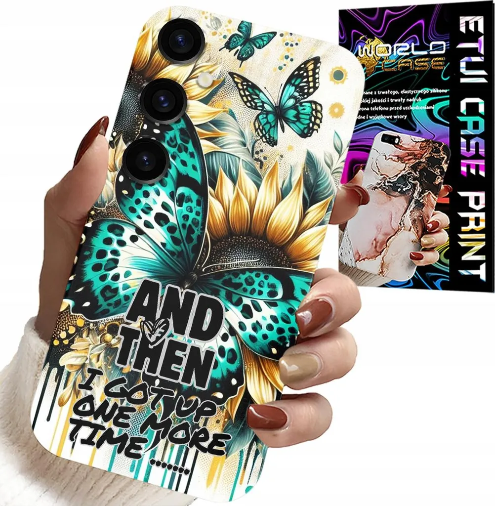 Cover Samsung M35 'E Poi Mi Sono Alzata' - Glamour e Lamina Gold