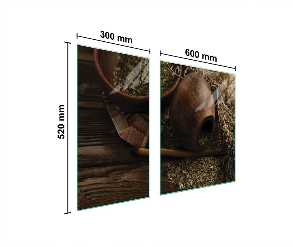 Glasschutzplatte Für Herd 90X52 Yerba