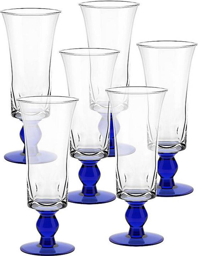 Eiscremeglas 6er-Set Umbria Bambini 26cm blau Produktbild 